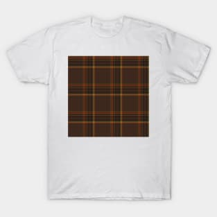 Orange brown and sage Tartan Plaid Pattern T-Shirt